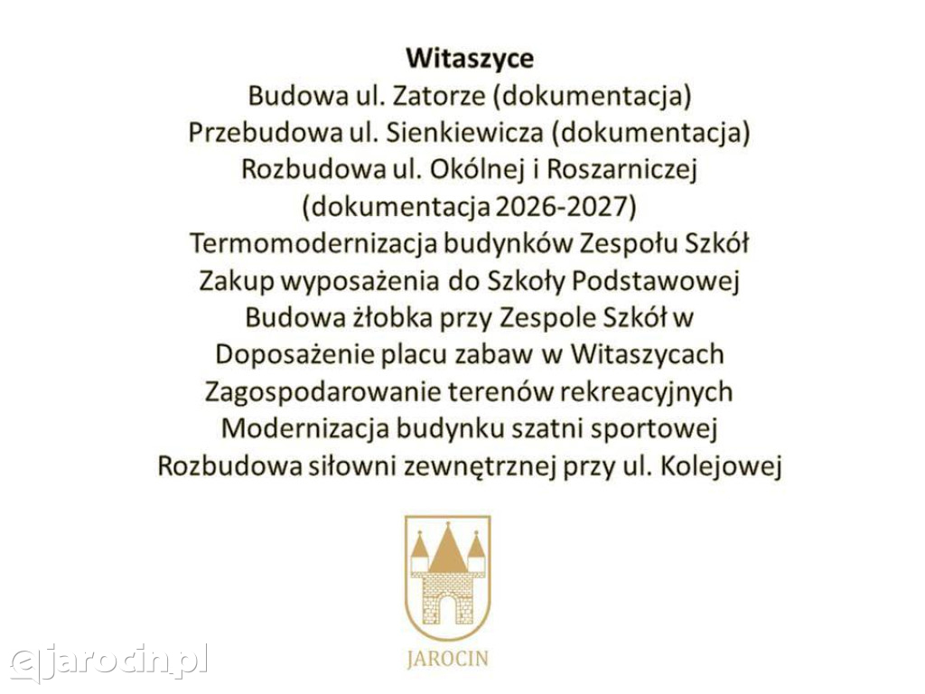 Budżet Gminy Jarocin na 2026 rok