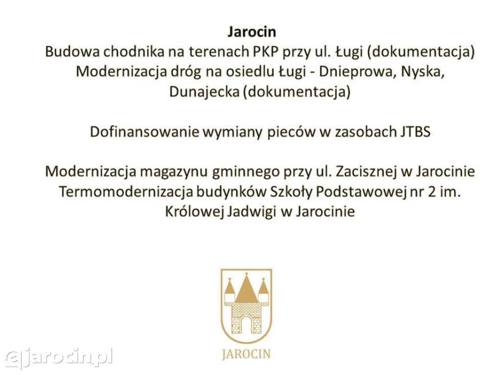 Budżet Gminy Jarocin na 2026 rok