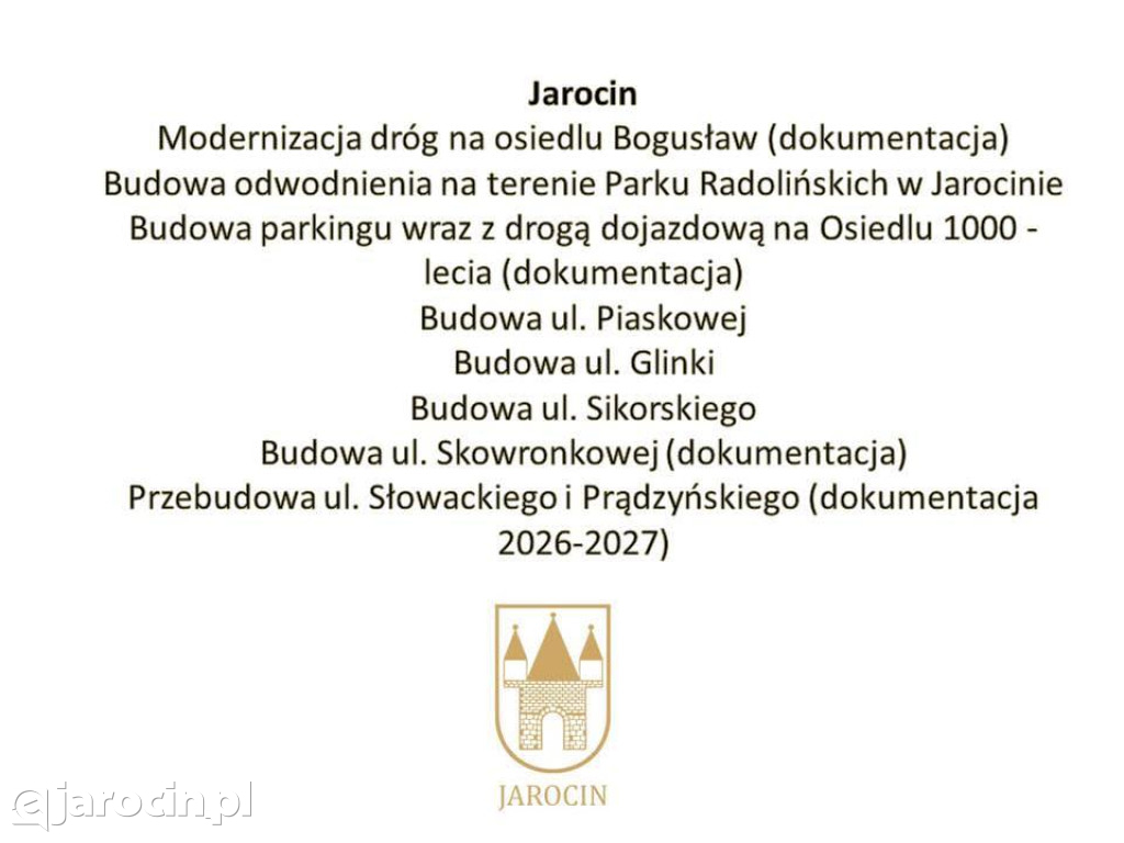 Budżet Gminy Jarocin na 2026 rok