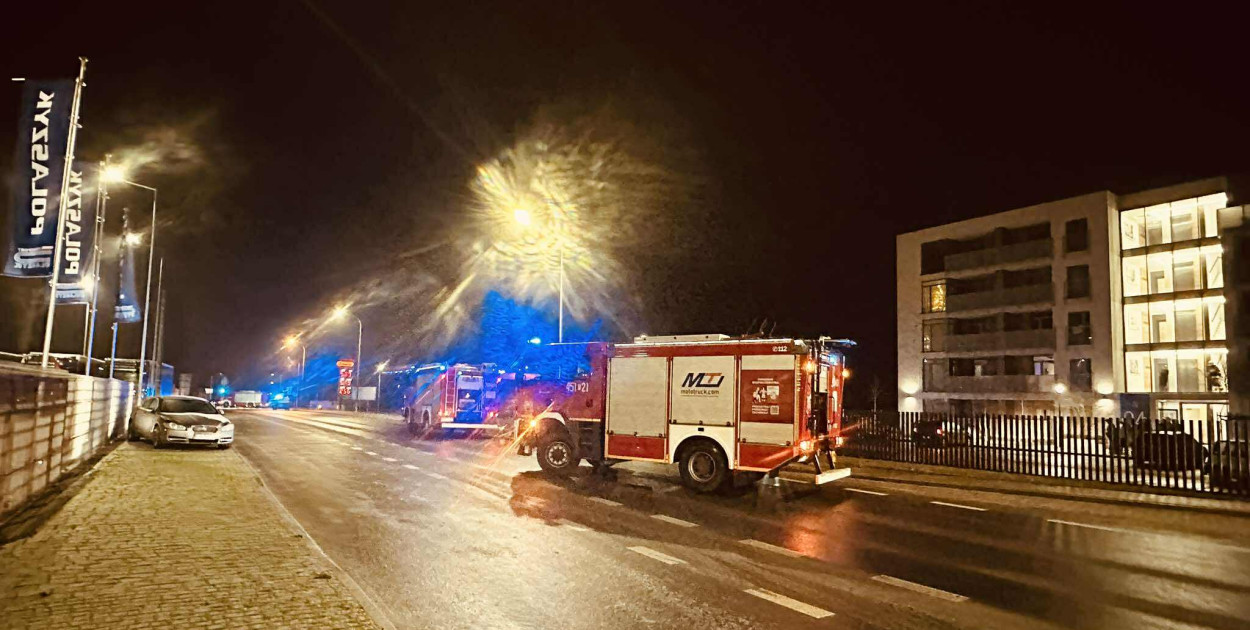 Wyciek gazu na stacji paliw przy Poznańskiej w Jarocinie