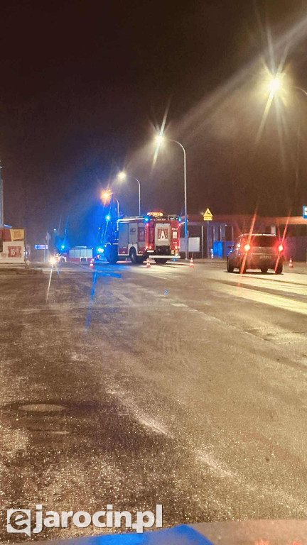Wyciek gazu na stacji paliw przy Poznańskiej w Jarocinie