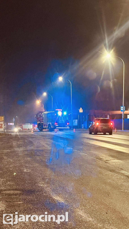 Wyciek gazu na stacji paliw przy Poznańskiej w Jarocinie