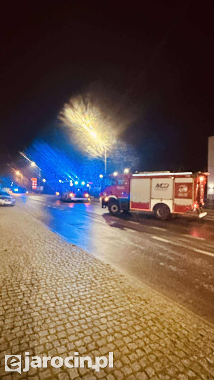 Wyciek gazu na stacji paliw przy Poznańskiej w Jarocinie