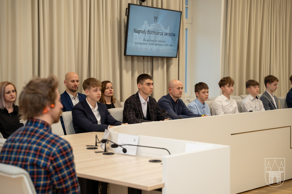 Nagród Burmistrza Jarocina za wybitne wyniki sportowe oraz wkład w rozwój sportu w Gminie Jarocin za rok 2024