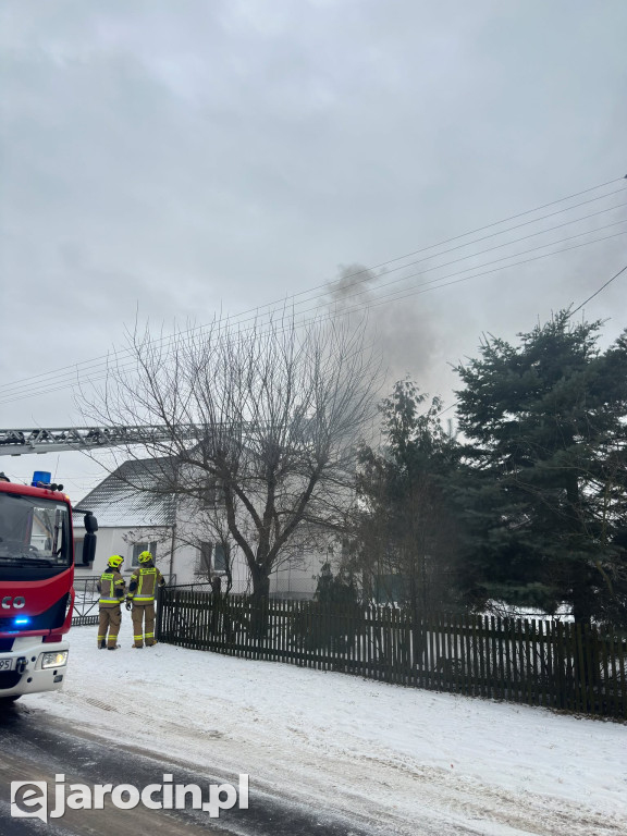 Pożar sadzy w Wilkowyi