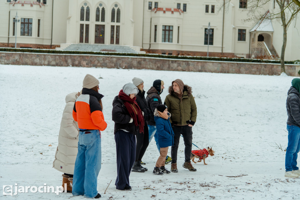 Pond hockej na stawie w Parku Radolińskich
