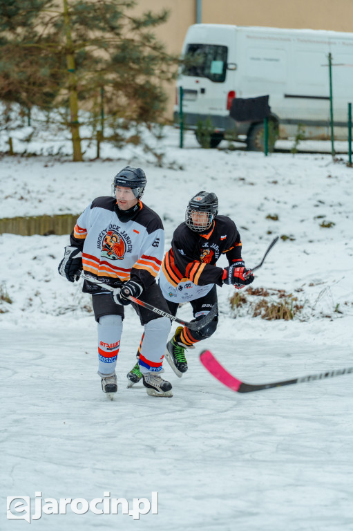 Pond hockej na stawie w Parku Radolińskich