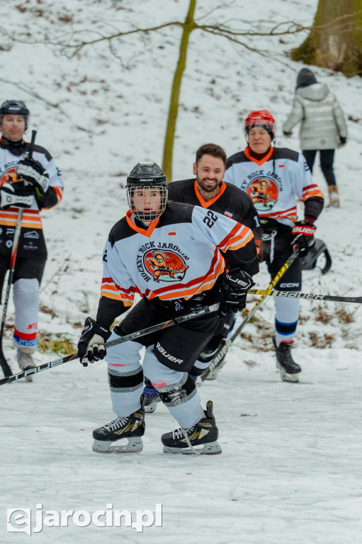 Pond hockej na stawie w Parku Radolińskich