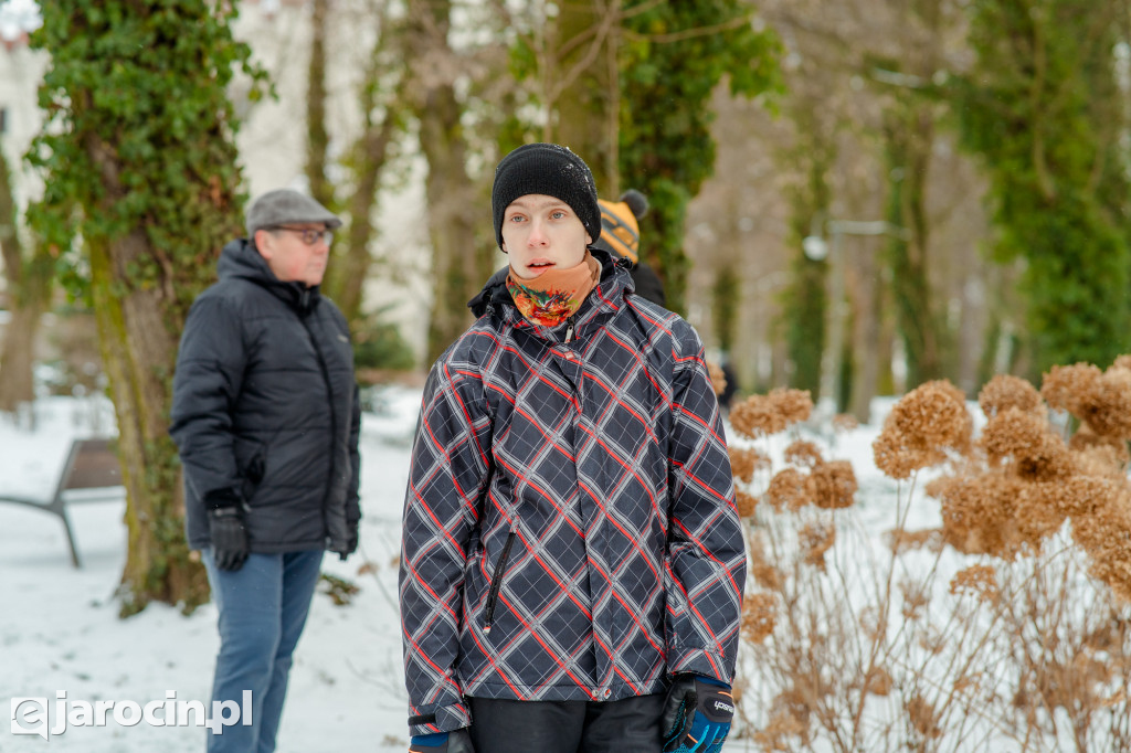 Pond hockej na stawie w Parku Radolińskich