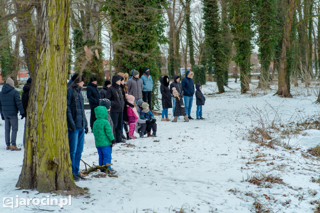 Pond hockej na stawie w Parku Radolińskich