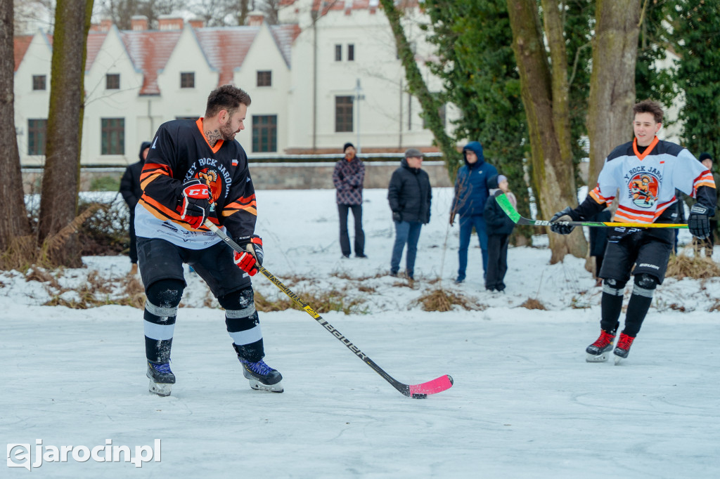 Pond hockej na stawie w Parku Radolińskich