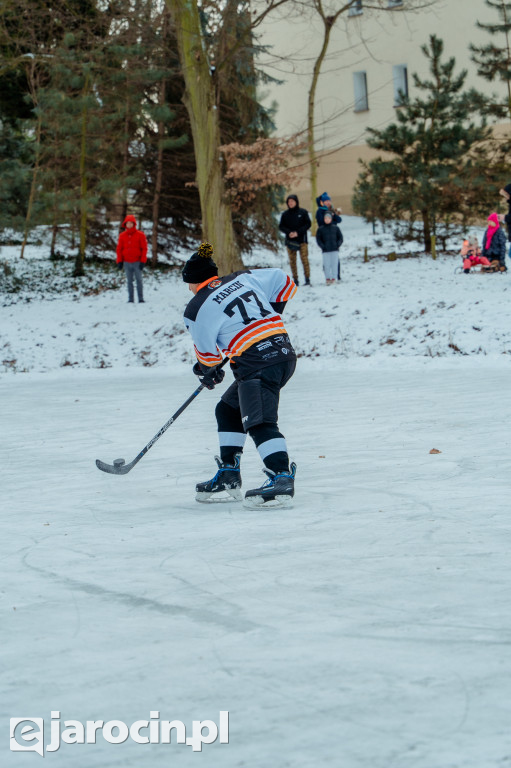 Pond hockej na stawie w Parku Radolińskich