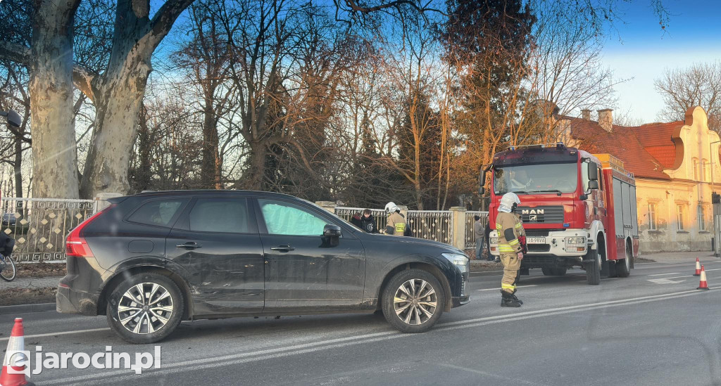 Kolizja na skrzyżowaniu w Witaszycach