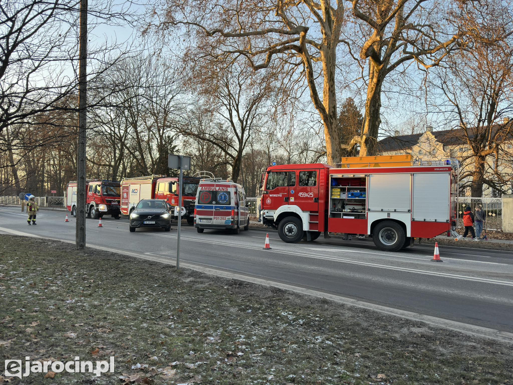 Kolizja na skrzyżowaniu w Witaszycach