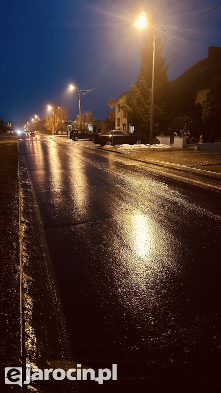 Gołoledź w Jarocinie