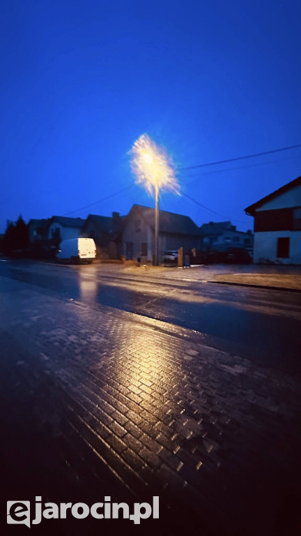 Gołoledź w Jarocinie