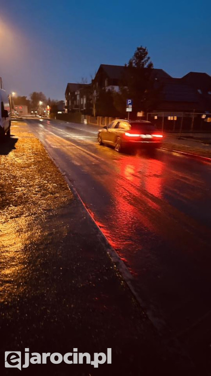 Gołoledź w Jarocinie