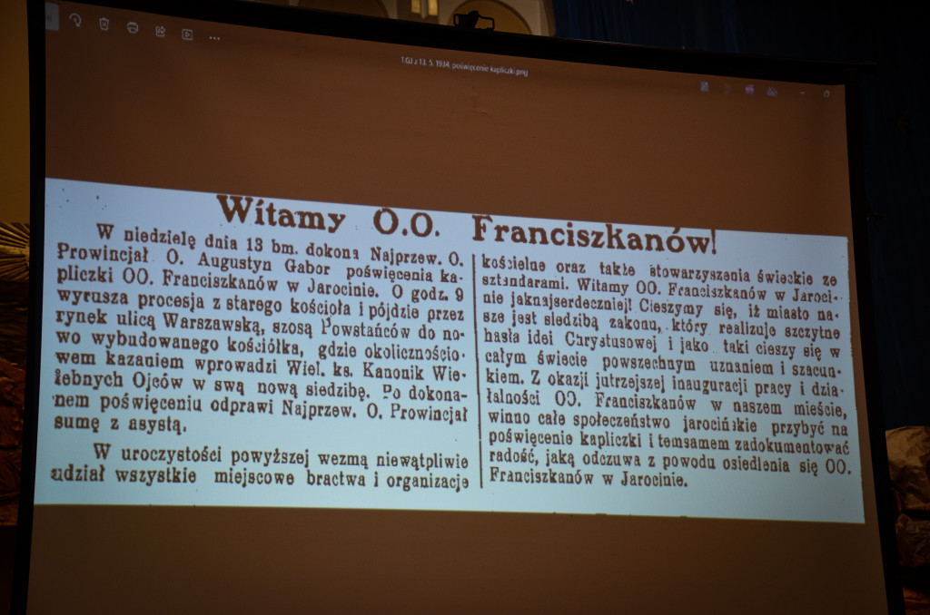 Historia Tumidaju ożyła w murach jarocińskiego kościoła