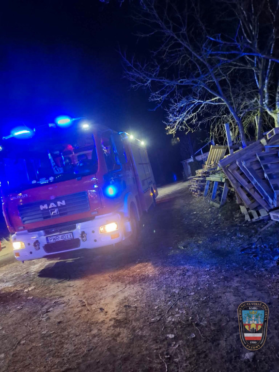 Pożar domu w Ciemierowie