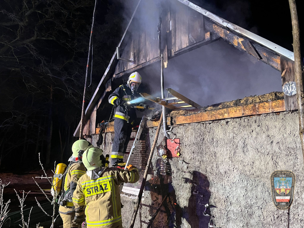 Pożar domu w Ciemierowie