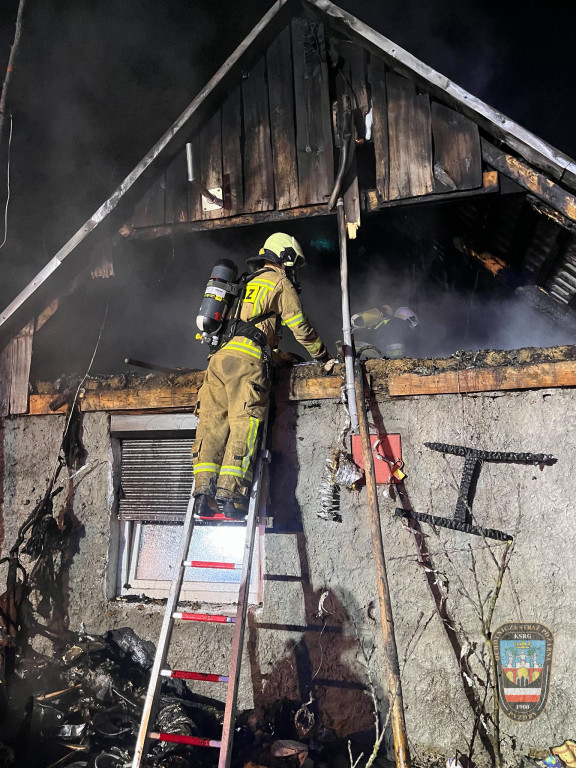 Pożar domu w Ciemierowie