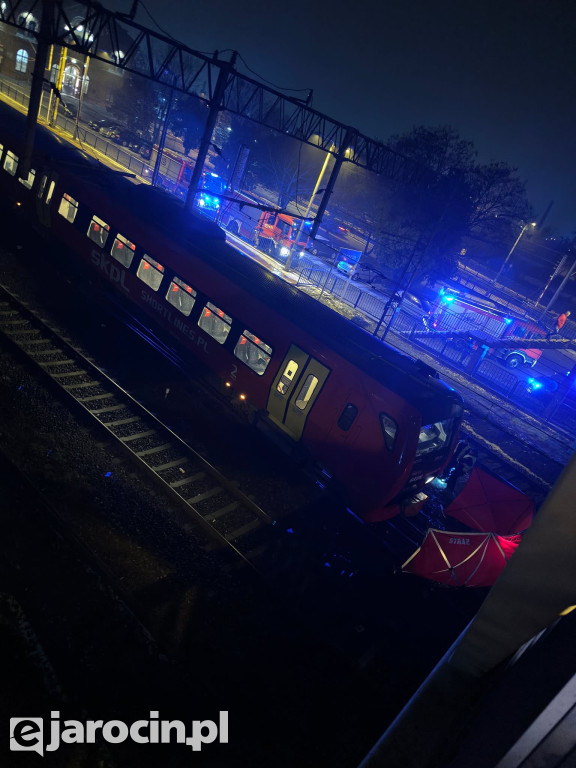 Śmierć na torach w rejonie dworca kolejowego w Jarocinie