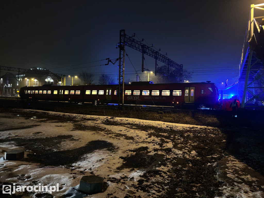 Śmierć na torach w rejonie dworca kolejowego w Jarocinie