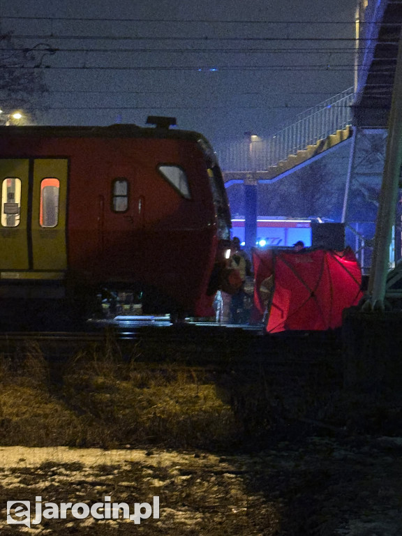 Śmierć na torach w rejonie dworca kolejowego w Jarocinie