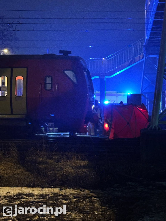 Śmierć na torach w rejonie dworca kolejowego w Jarocinie