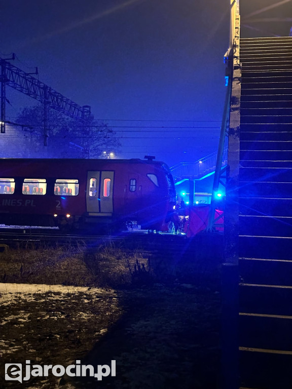 Śmierć na torach w rejonie dworca kolejowego w Jarocinie