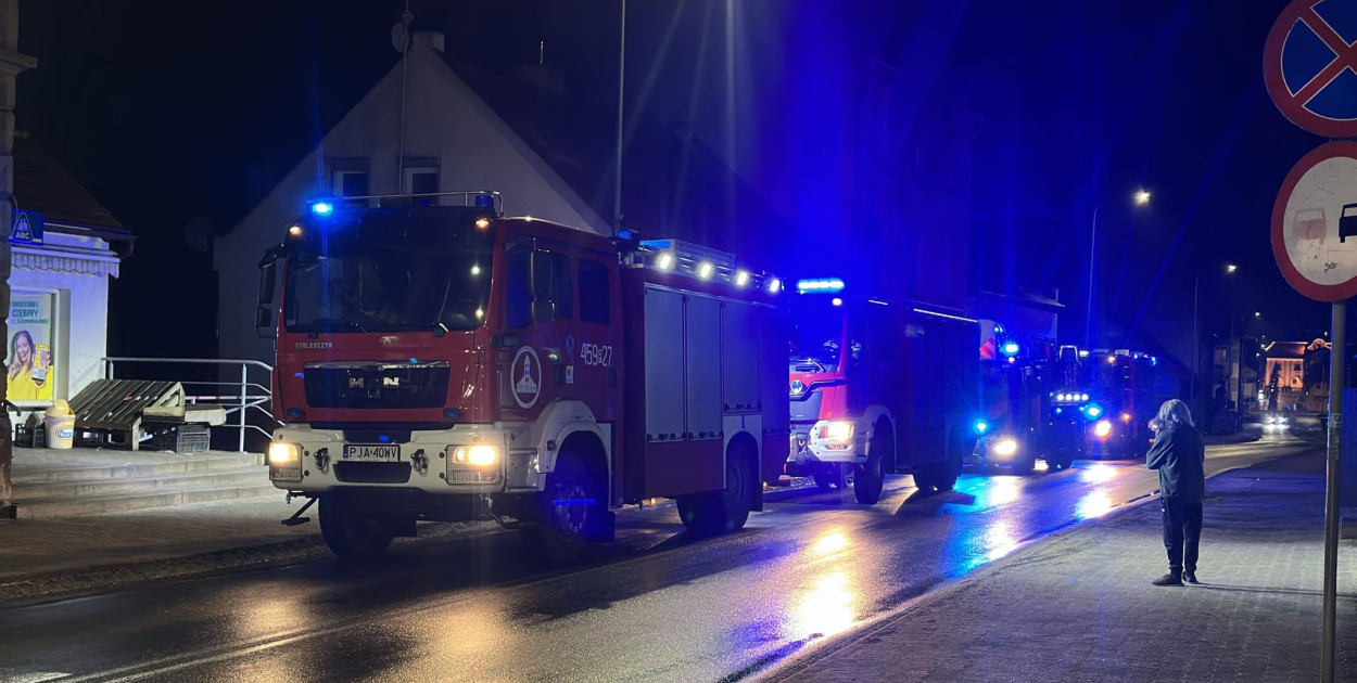 Pożar sadzy w przewodzie kominowym na ul. Św. Ducha w Jarocinie