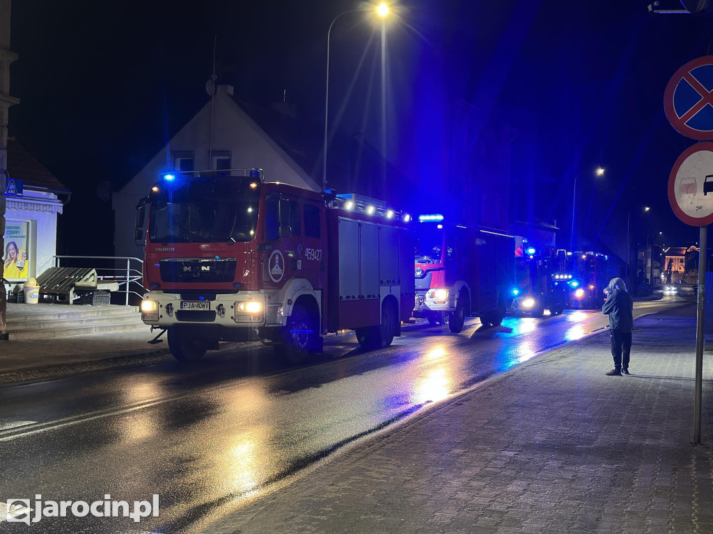 Pożar sadzy w przewodzie kominowym na ul. Św. Ducha w Jarocinie