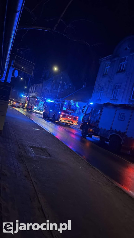 Pożar sadzy w przewodzie kominowym na ul. Św. Ducha w Jarocinie