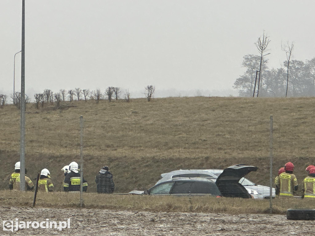 Wypadek na obwodnicy Jarocina