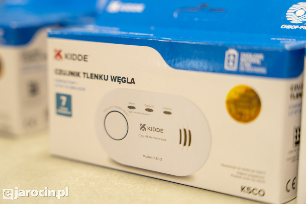 Wiedza o czadzie nagrodzona. Strażacy rozdali 50 czujek