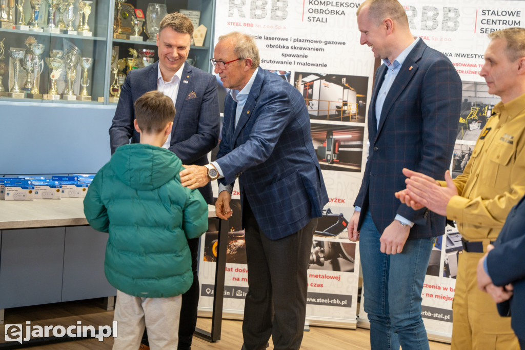 Wiedza o czadzie nagrodzona. Strażacy rozdali 50 czujek