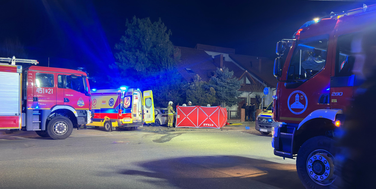 Wypadek na skrzyżowaniu Karwowskiego z Jarmarczną  w Jarocinie