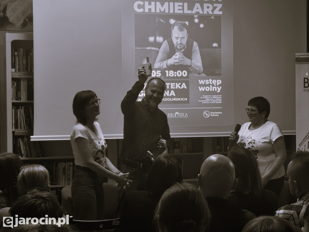 Wojciech Chmielarz spotkał się z czytelnikami w Jarocinie