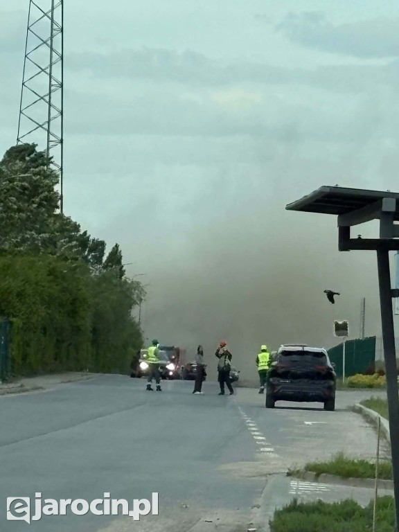 Pożar w Wielkopolskim Centrum Recyklingu