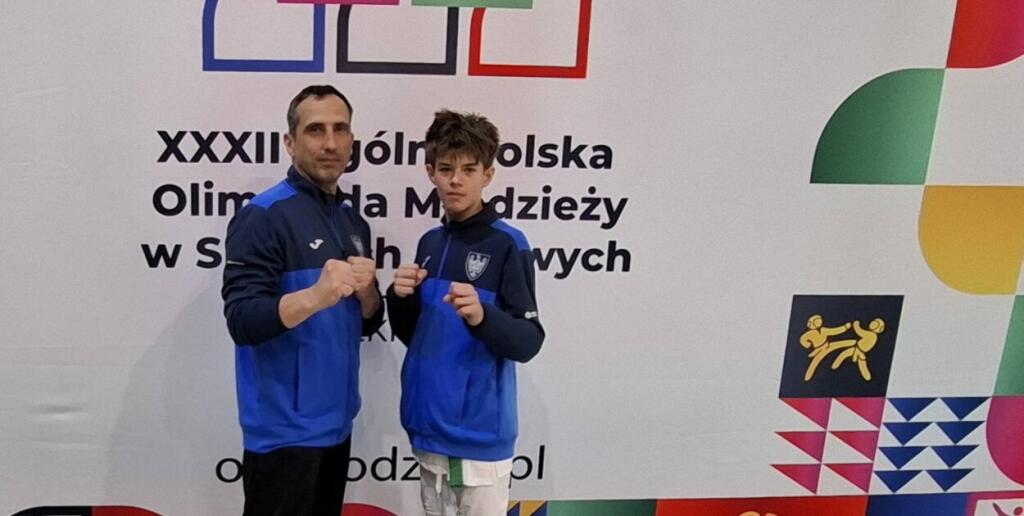 Mikołaj Kaczmarek na podium mistrzostw Polski juniorów młodszych