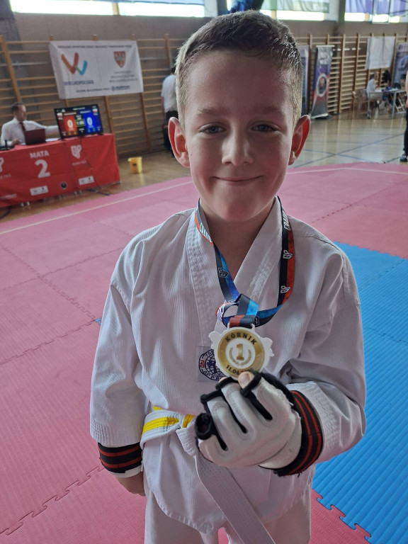 Mikołaj Kaczmarek na podium mistrzostw Polski juniorów młodszych