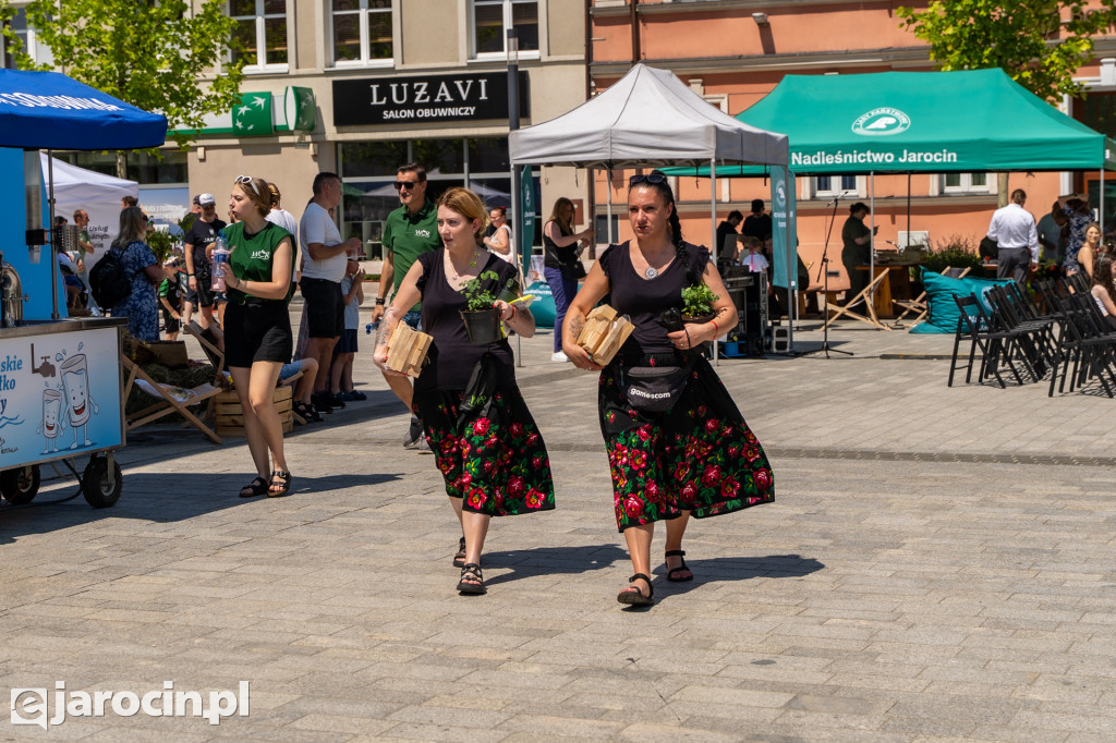 EKO-logiczna Gmina Jarocin i Mateusz Ziółko przyciągnęli mieszkańców na rynek