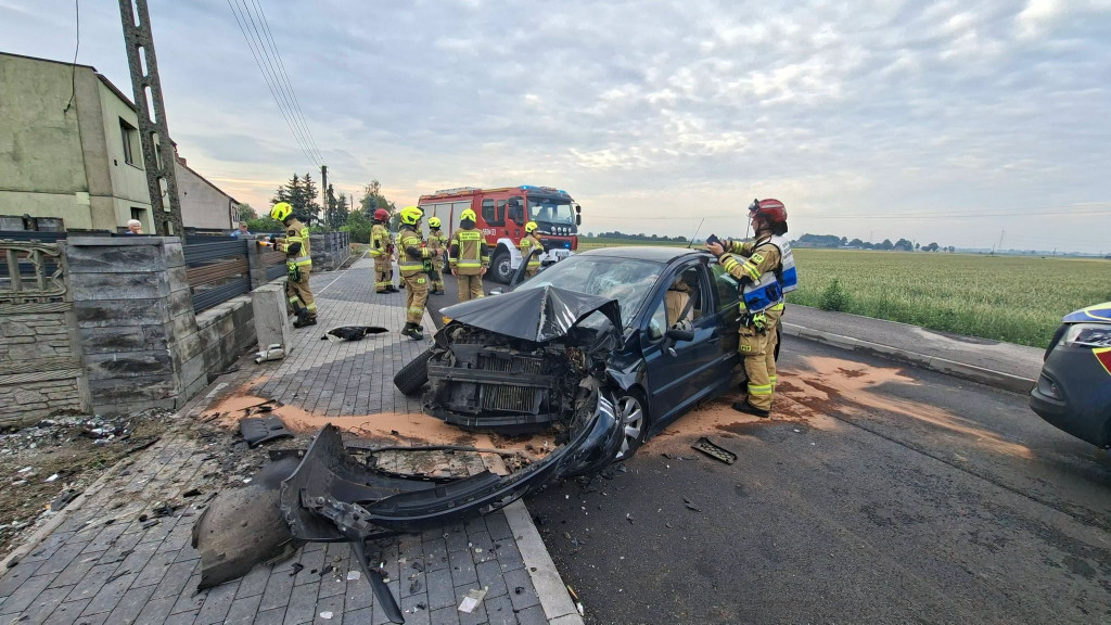 Groźny poranny wypadek w Galewie