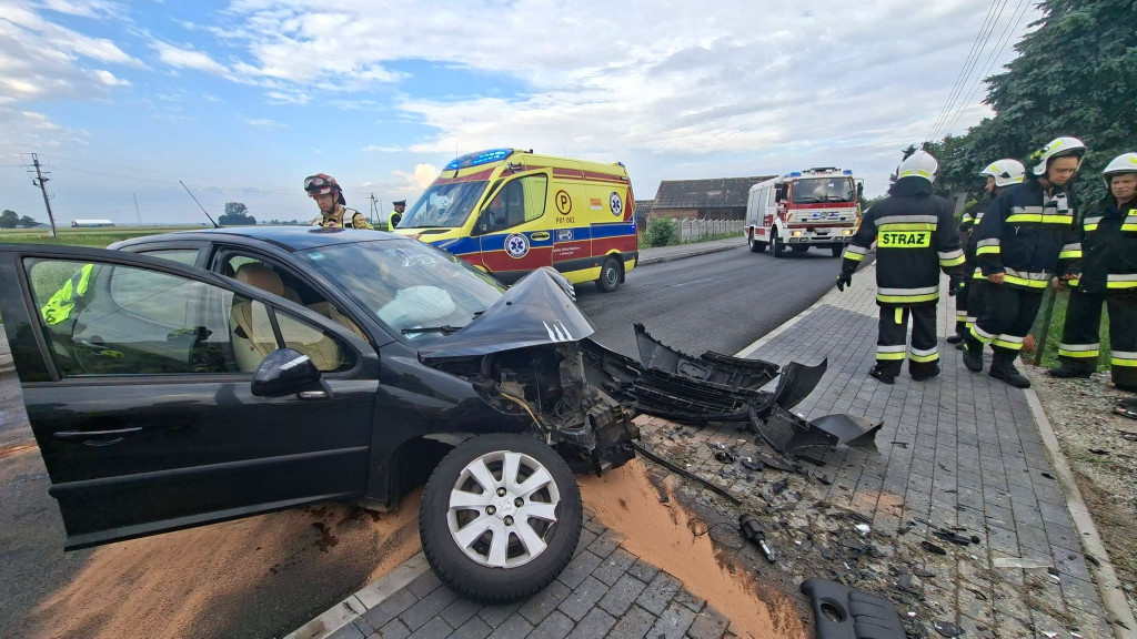 Groźny poranny wypadek w Galewie