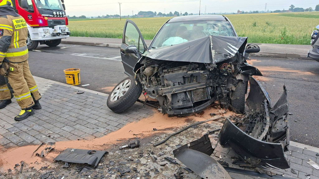 Groźny poranny wypadek w Galewie