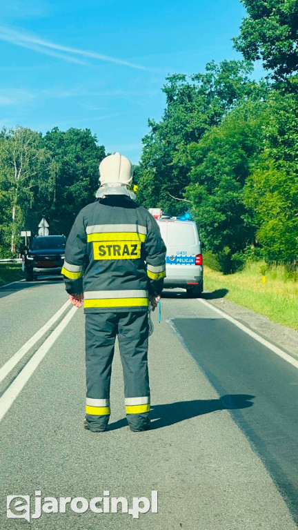 Nie ustąpił pierwszeństwa. 16-letni motorowerzysta trafił do szpitala