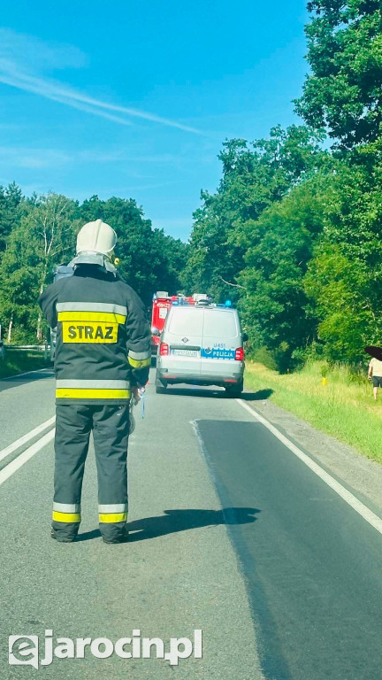 Nie ustąpił pierwszeństwa. 16-letni motorowerzysta trafił do szpitala