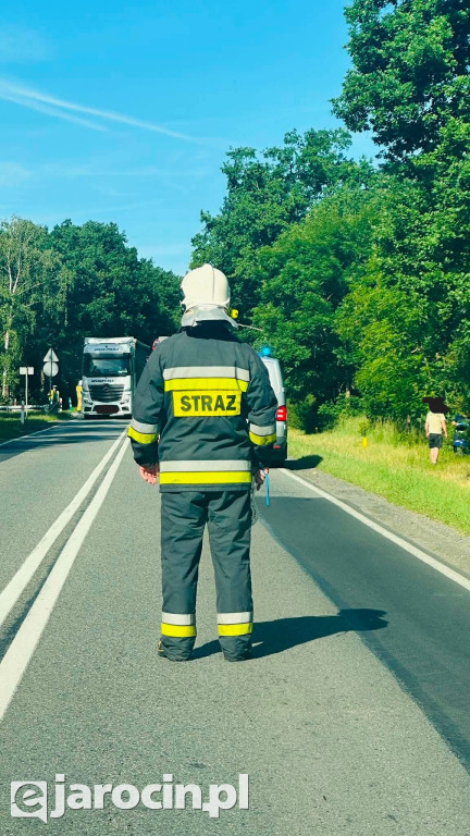 Nie ustąpił pierwszeństwa. 16-letni motorowerzysta trafił do szpitala