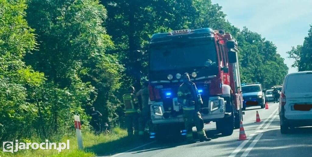 Nie ustąpił pierwszeństwa. 16-letni motorowerzysta trafił do szpitala