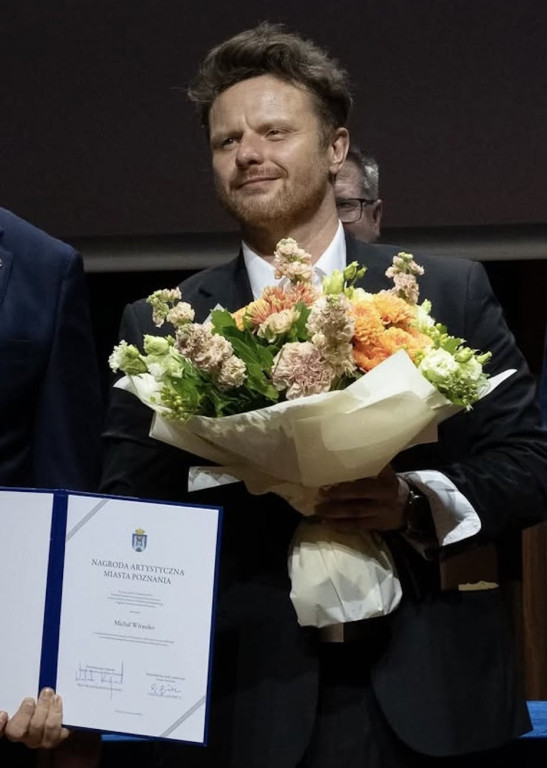 Michał Wiraszko z prestiżową Nagrodą Artystyczną Miasta Poznania